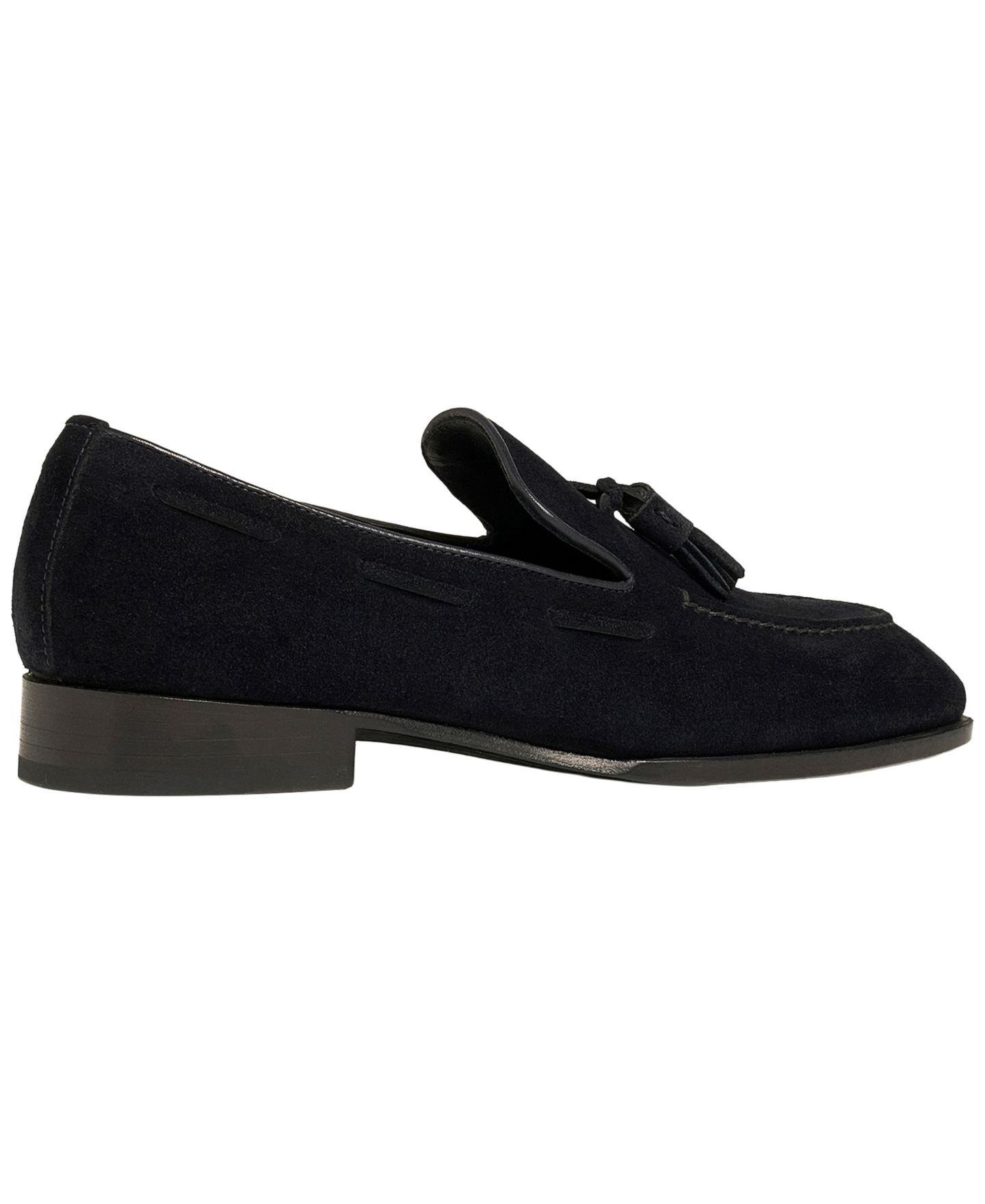 Мужские туфли Anthony Veer Napoli Suede Penny Tassel, цвет: Чёрный бархатный чёрный замшевый — фото 2