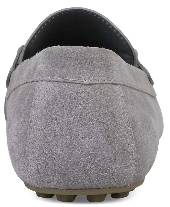Men's Genuine Suede Slip-On Bit Driving Loafers - thumbnail 8