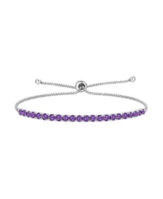 Amethyst (1-5/8 ct. t.w.) Bolo Bracelet in Sterling Silver (Also available in Blue Topaz, Citrine, Garnet, Peridot, and Multi-Gemstone)
