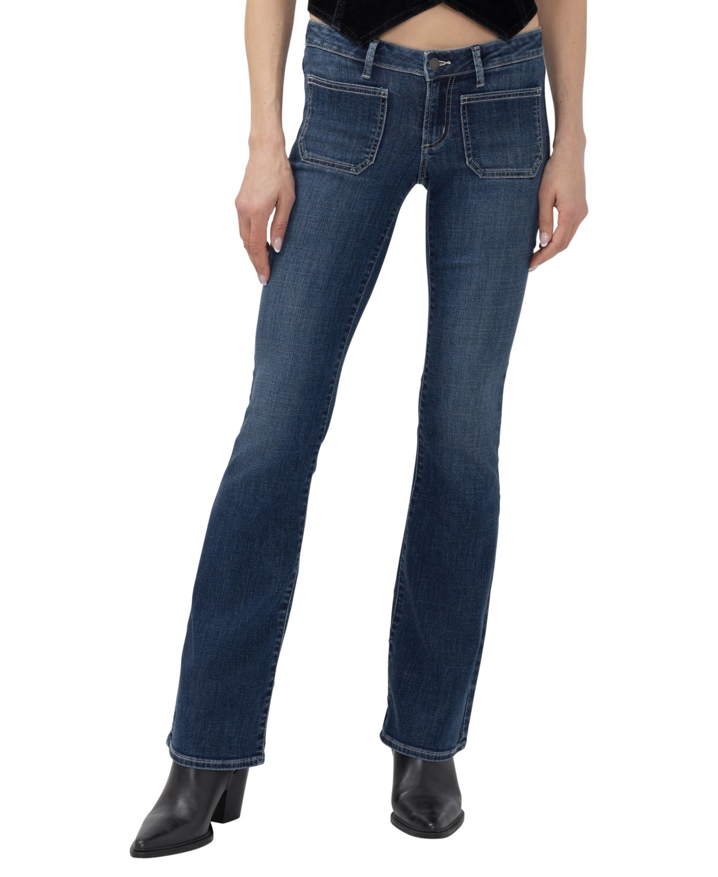 Женские джинсы Silver Jeans Co. Tuesday Bootcut Low-Rise, цвет: Bonsteel — фото 1