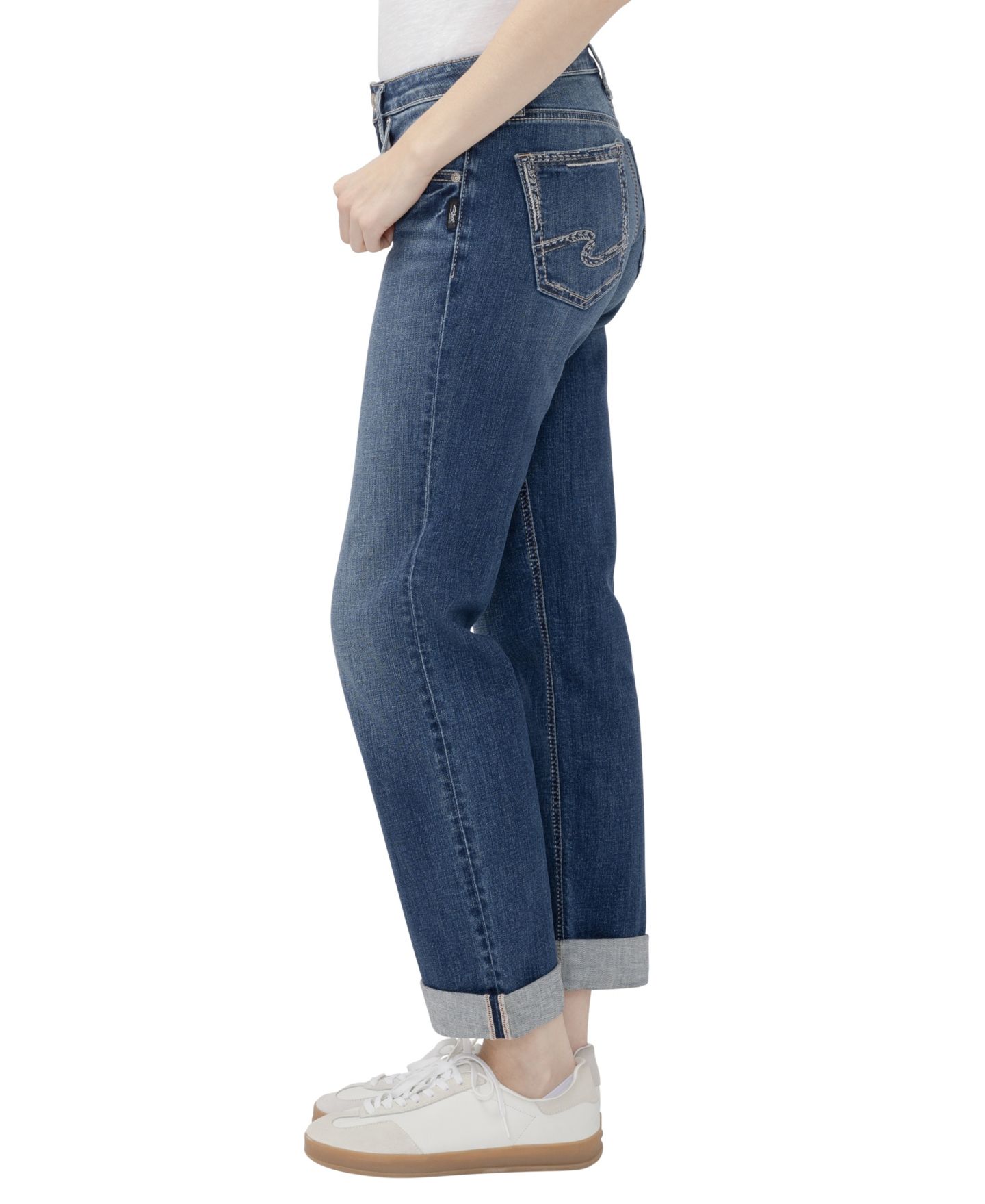 Женские джинсы Silver Jeans Co. Chelsea Straight Low-Rise, цвет: Rosemead — фото 2