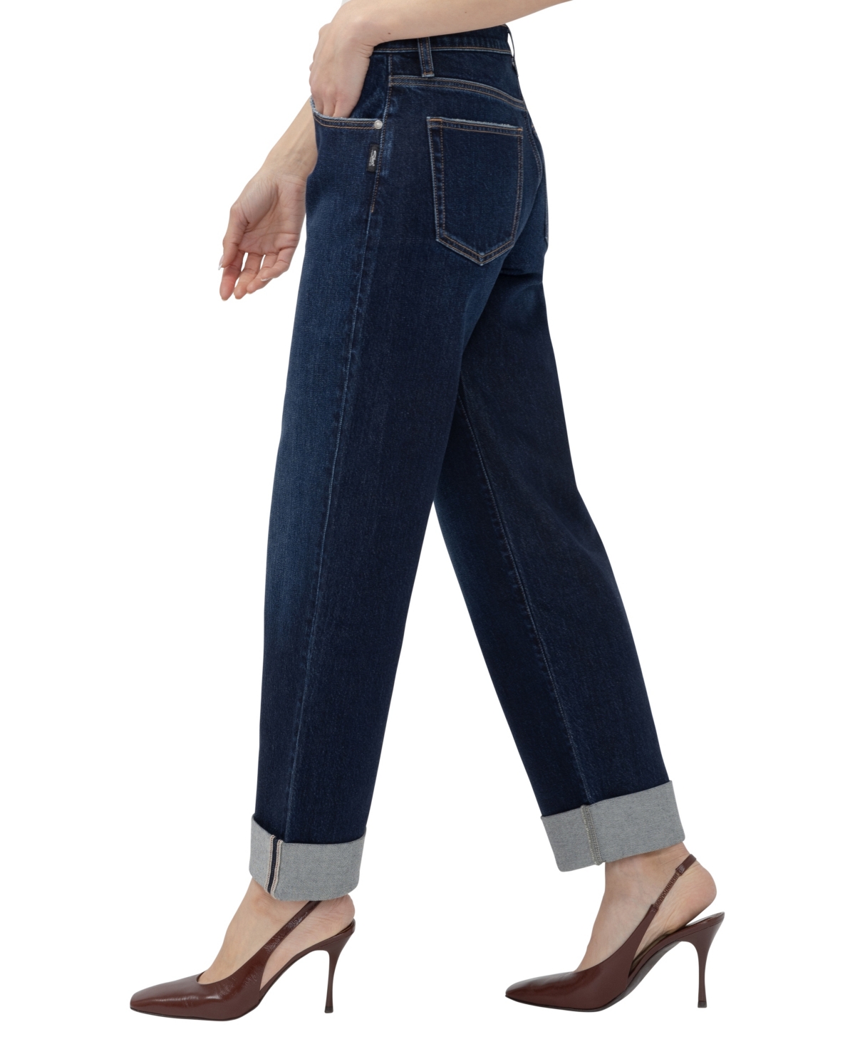 Silver Jeans Co. Women's Willow Straight High-Rise Denim