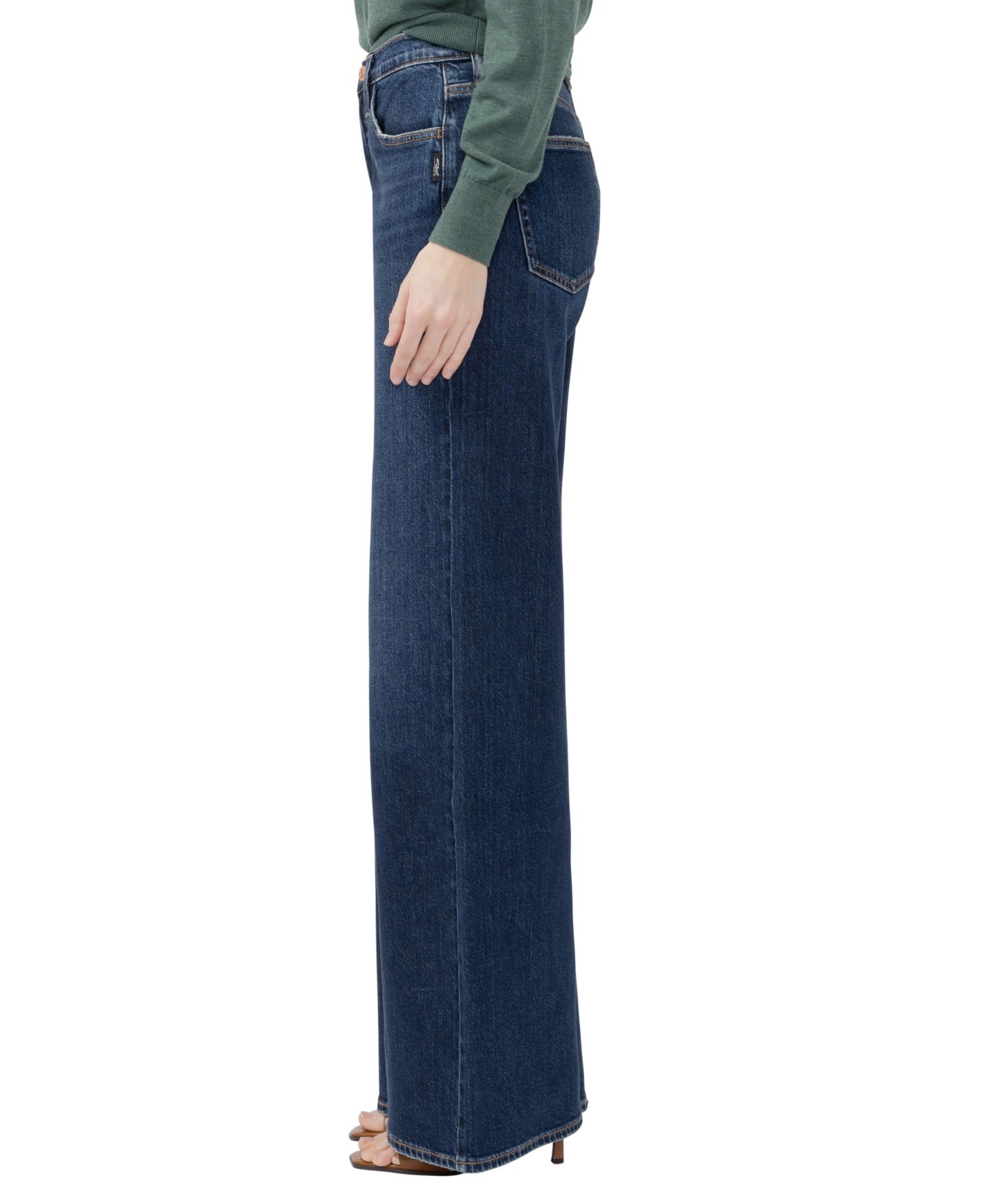 Женские джинсы Silver Jeans Co. Jackie High-Rise Wide-Leg, цвет: Dolly — фото 2