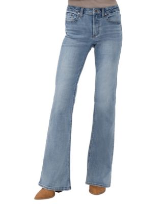 Women's Most Wanted Mid-Rise Flared-Leg Jeans