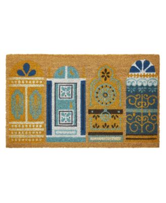 Fancy Doors Outdoor Coir Doormat, 18" x 30"