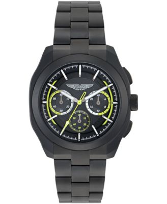 Men's Quartz Three-Hand Black ceramic Bracelet Watch 42mm