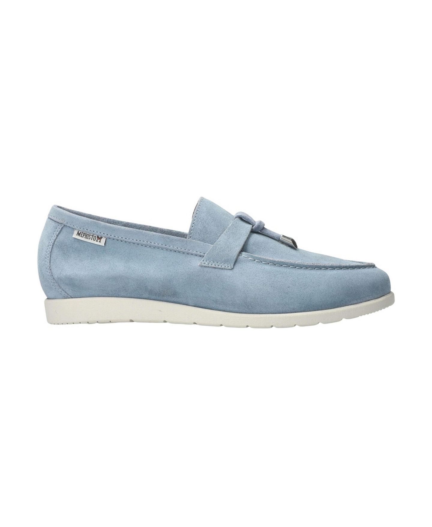 Женские туфли Mephisto Valenza Suede Slip-On Loafer, цвет: Морской — фото 2