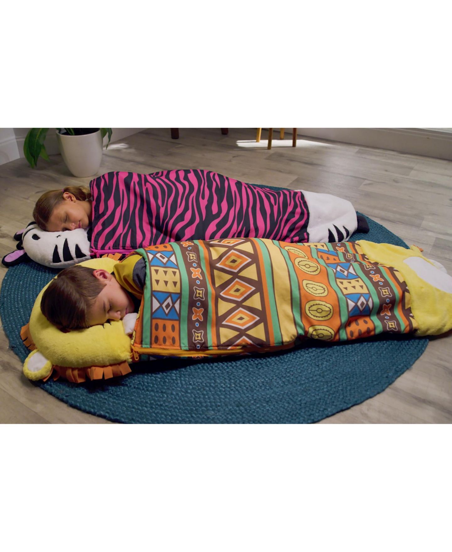 Детские мягкие игрушки Happy Nappers Lion Lex Large 2-in-1 Pillow and Sleepy Sack — фото 10