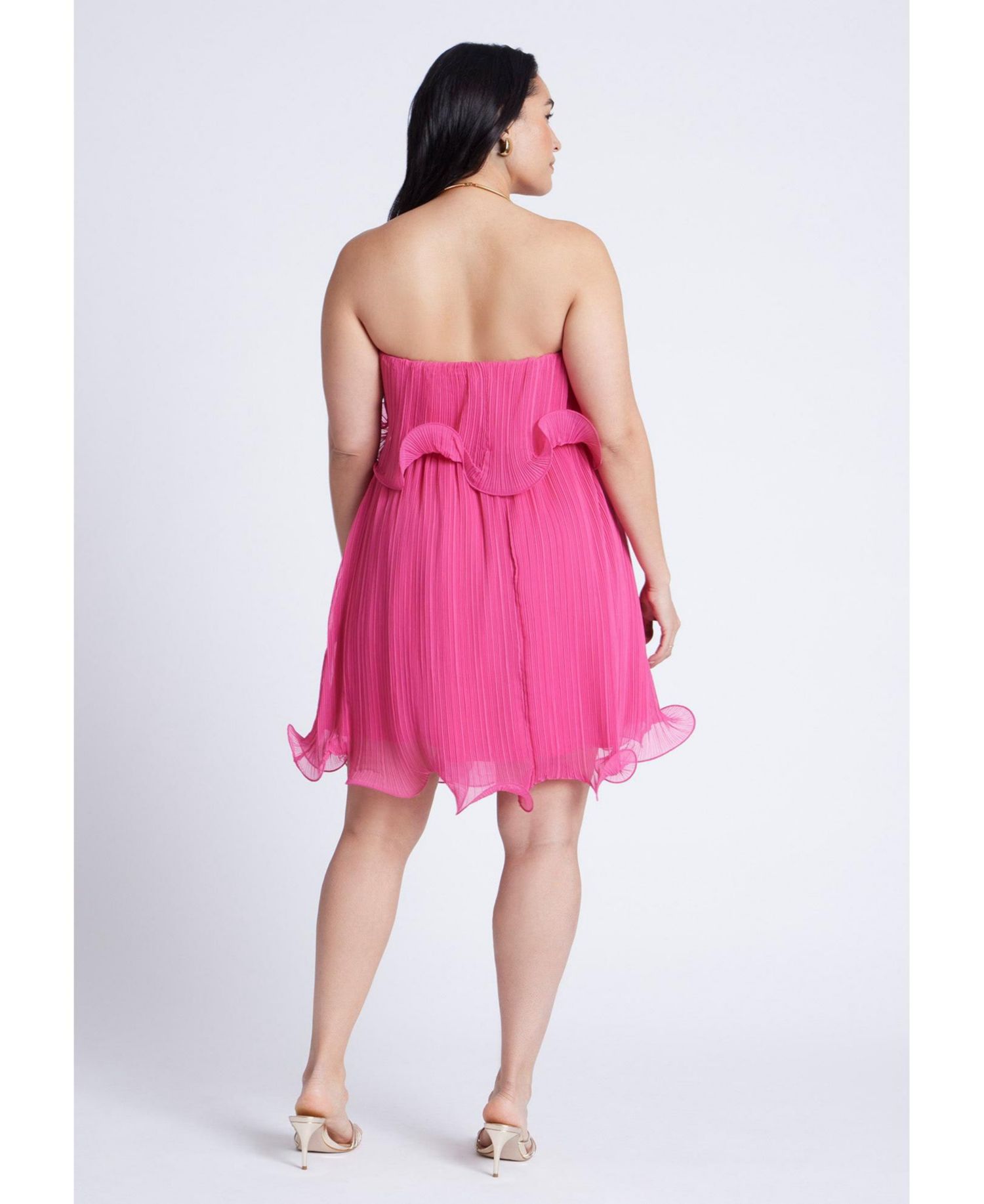 Women's Ruffle Hem Mini Dress