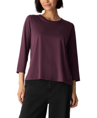 Women's Crewneck 3/4-Length Sleeve T-Shirt