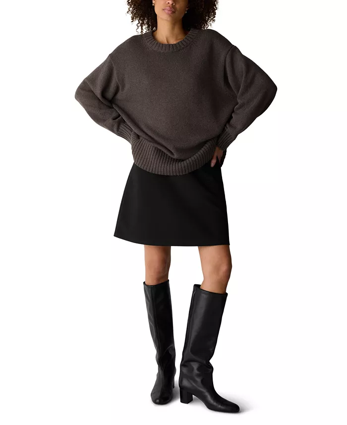 Women's Flared Mini Elastic-Waist Skirt - thumbnail 2