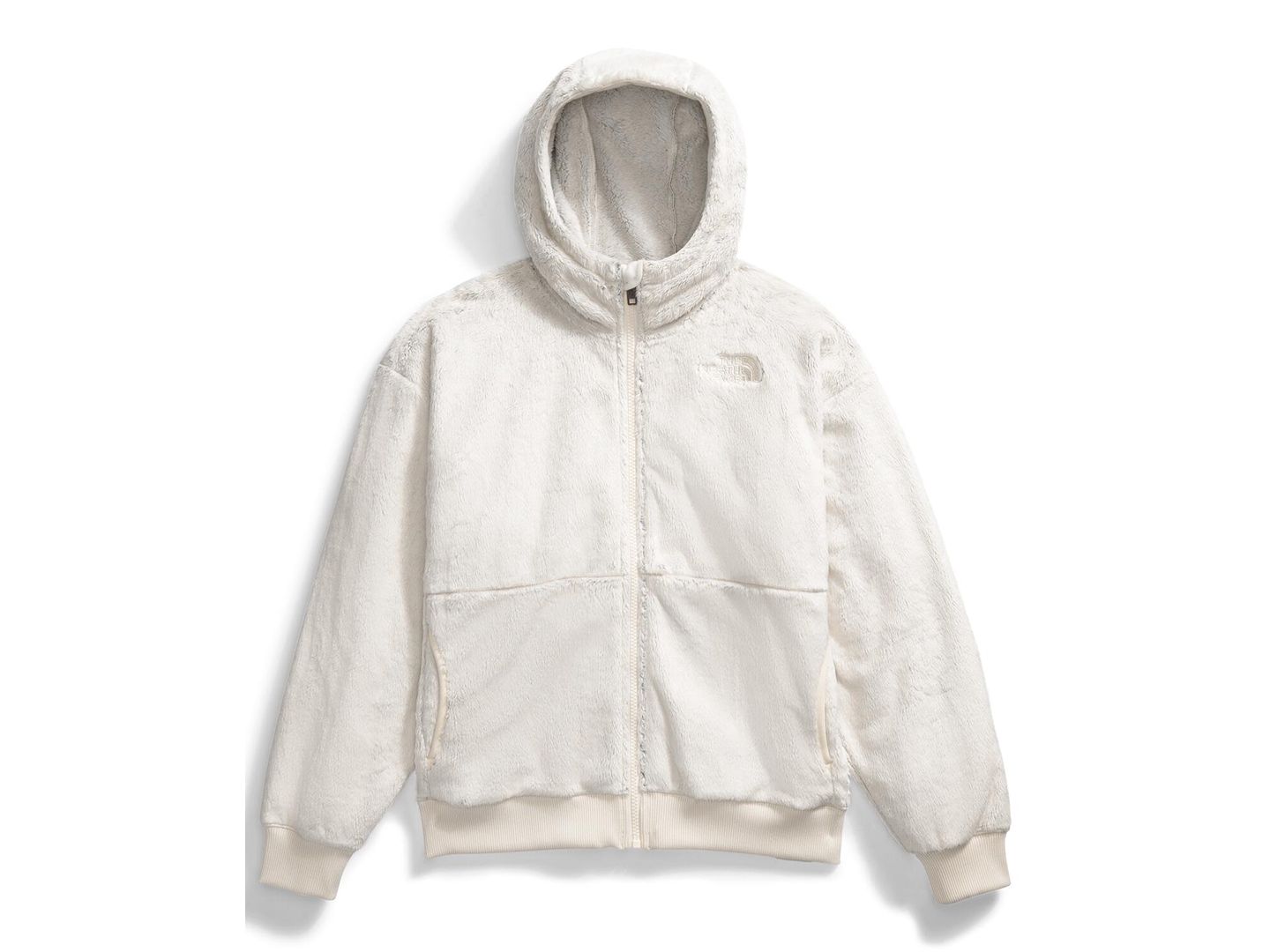 Куртка The North Face Osito Full-Zip Hooded Jacket для девочек, цвет: Белый дюнный — фото 6
