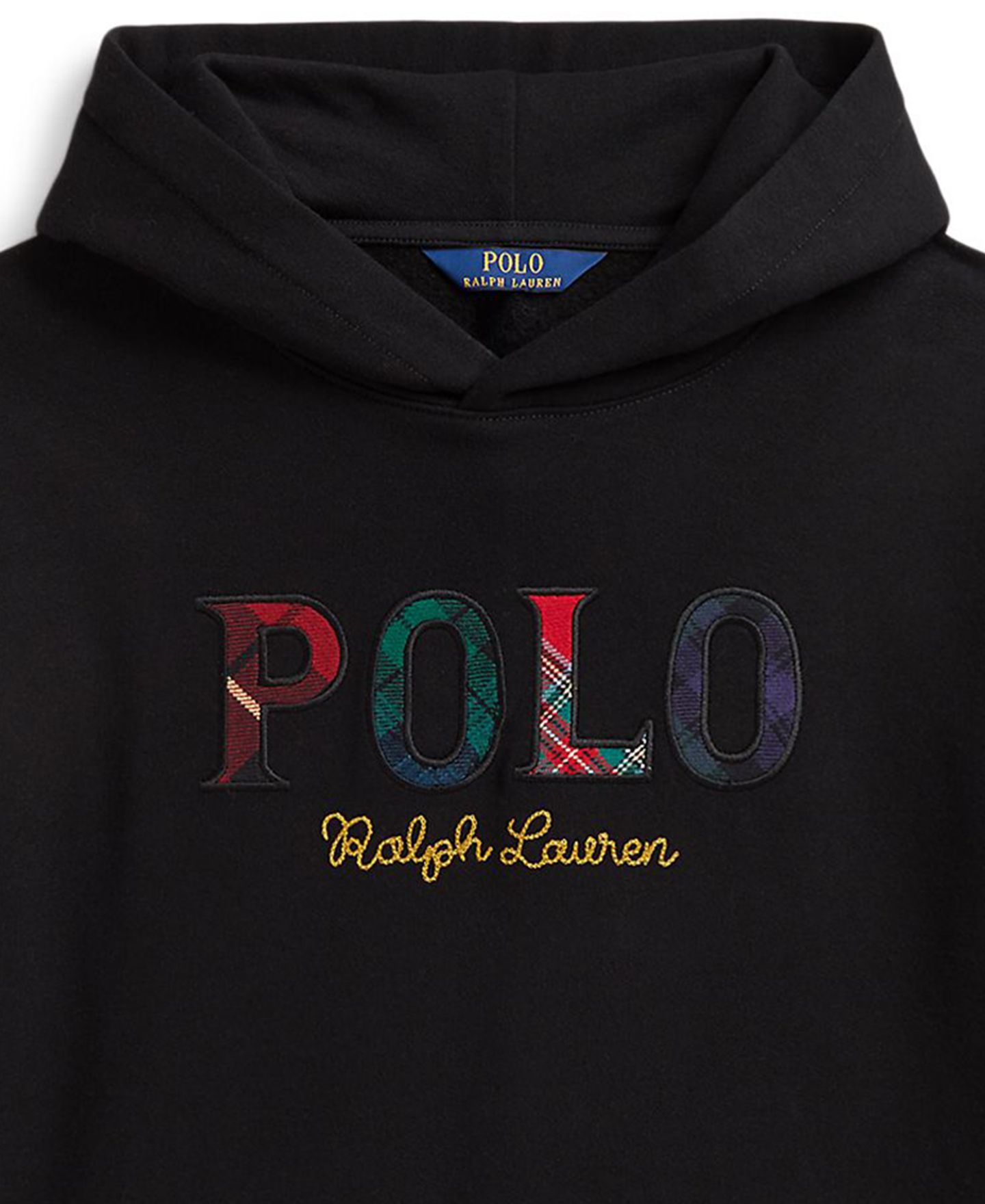 Худи Polo Ralph Lauren Logo Fleece для девочек, цвет: Чёрный — фото 6