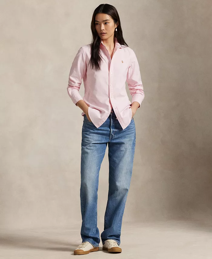 Women's Slim-Fit Oxford Shirt - thumbnail 8