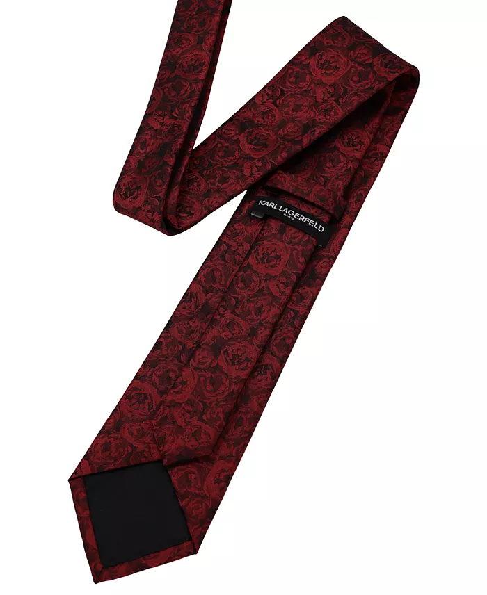 Men’s Floral Jacquard Necktie - thumbnail 2
