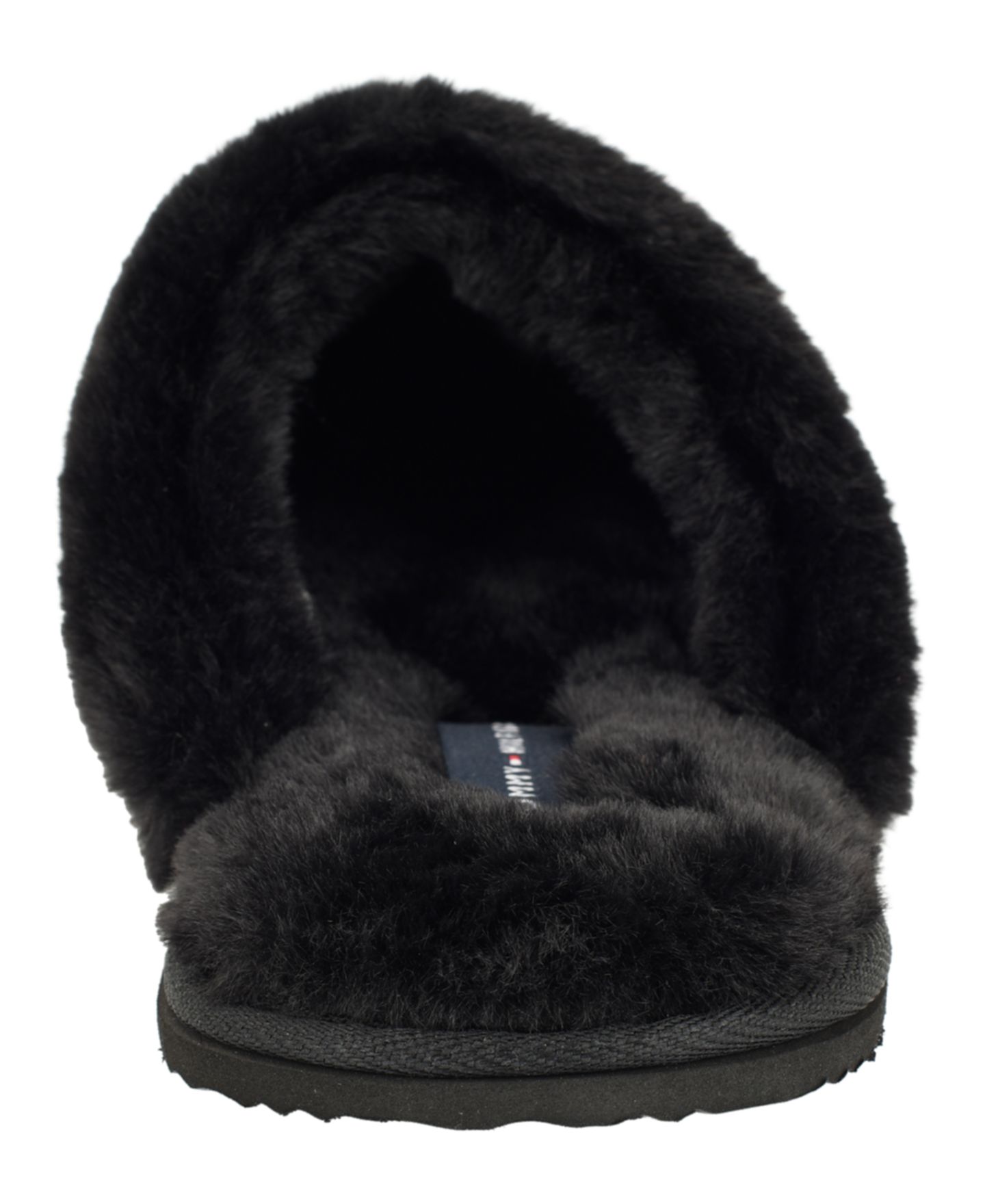 Женские тапочки Tommy Hilfiger Relica Slip-On Slippers, цвет: Чёрный — фото 3