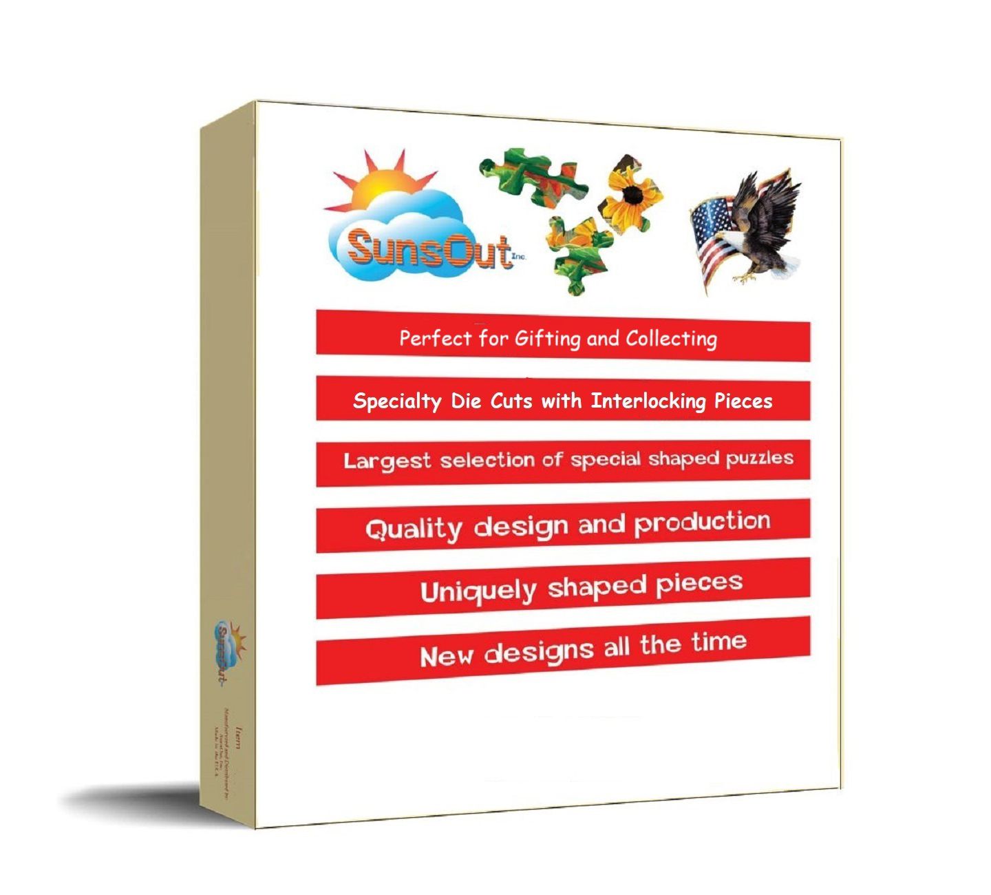 Детский пазл SunsOut Santas Little Friend Christmas 1000 Piece Jigsaw Puzzle, Ages 15+ — фото 5