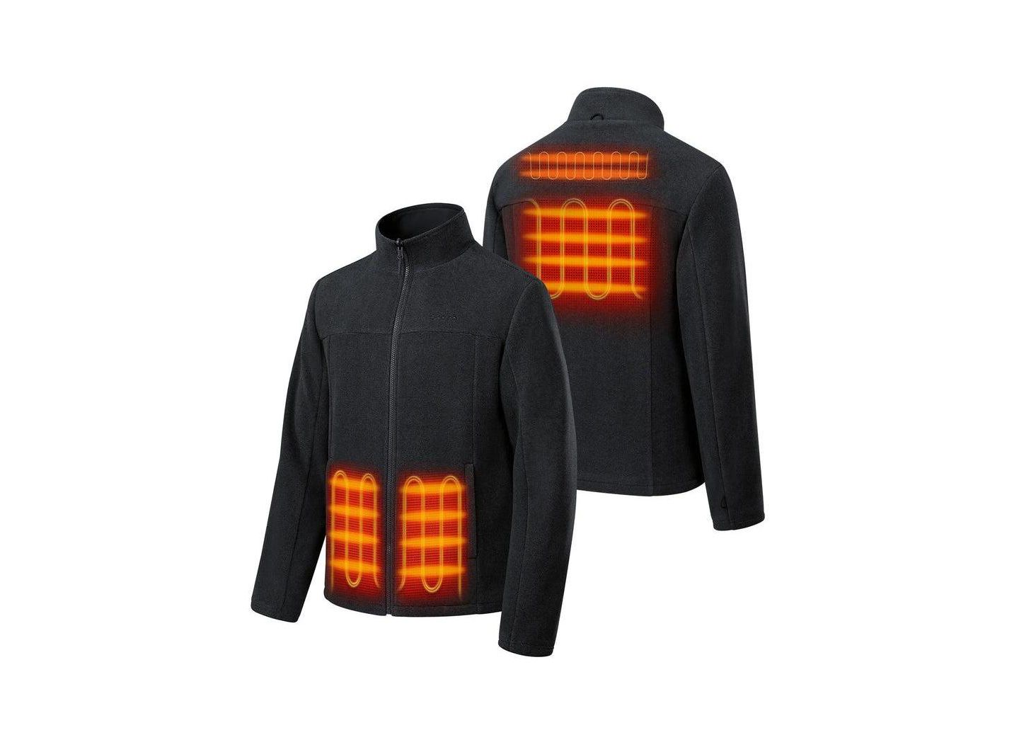 Мужская куртка ororo River Ridge Heated 3-in-1, цвет: Чёрный — фото 2