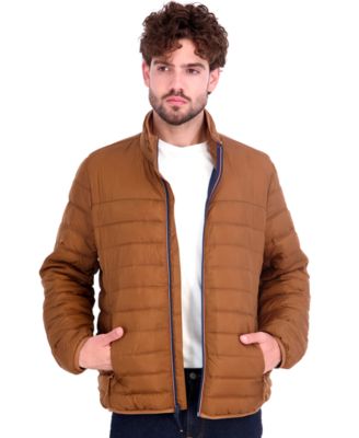 Men's Unhooded Packable Jacket
