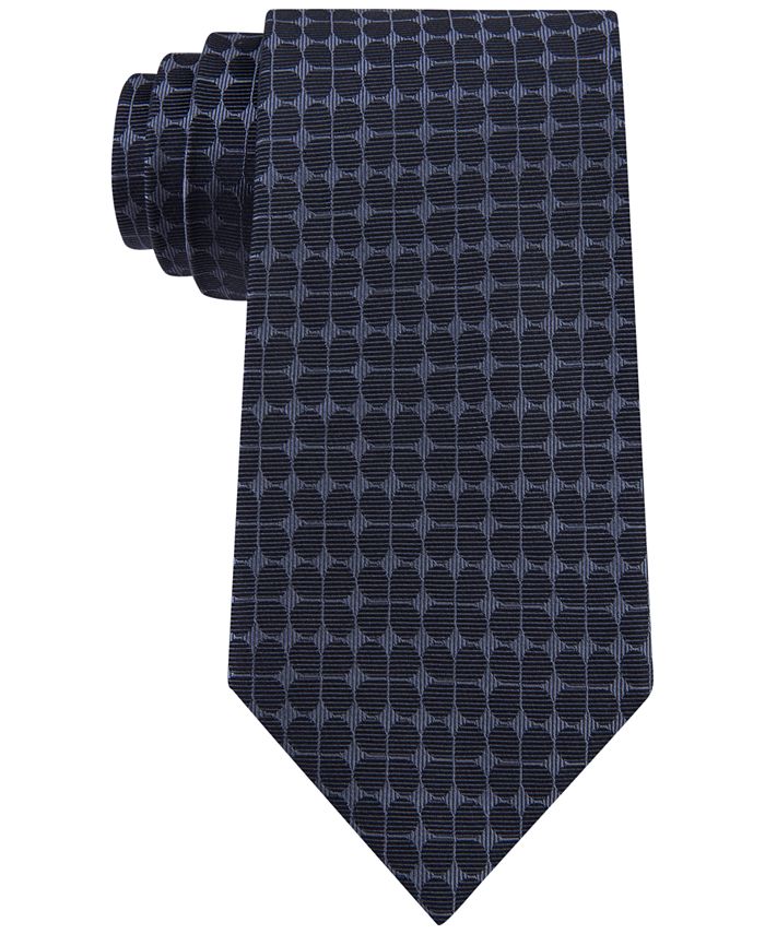 Calvin Klein Men's Clover Neat Tie - Macy's
