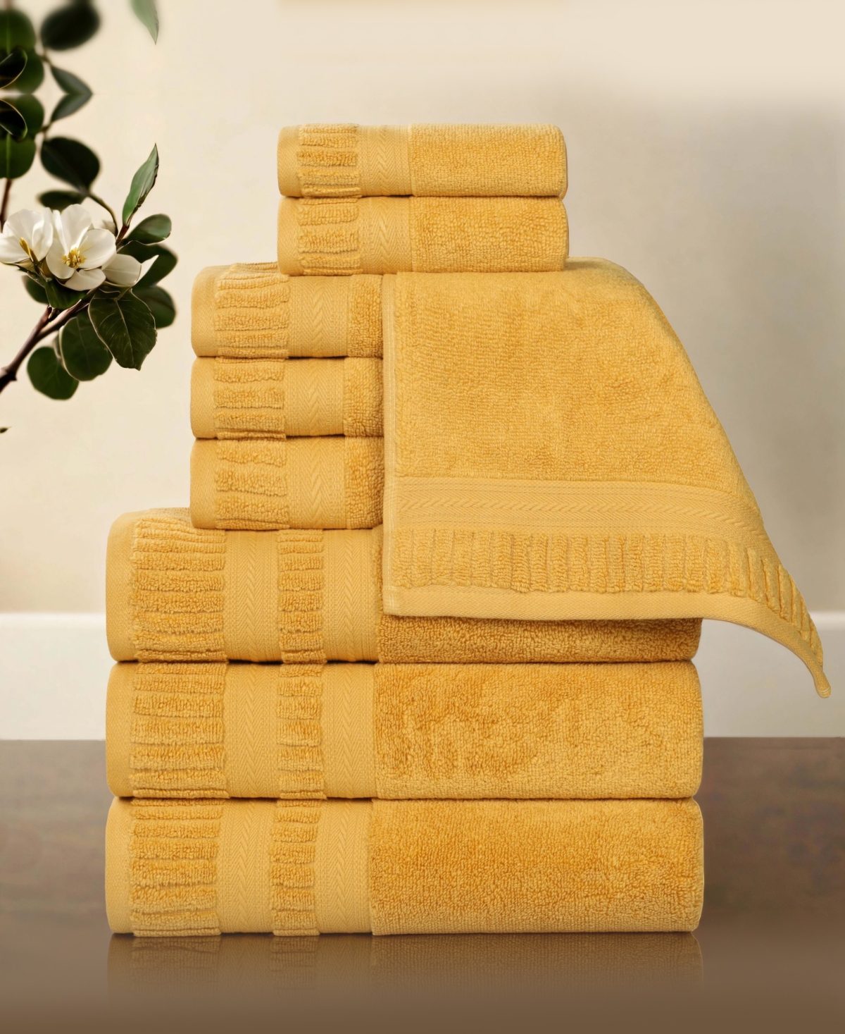 Superior Venice Cotton 9-Piece Towel Set
