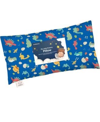 Buddy Toddler Pillow with Pillowcase, 10X18 Soft Cotton Toddler Pillows for Sleeping, Kids Pillow