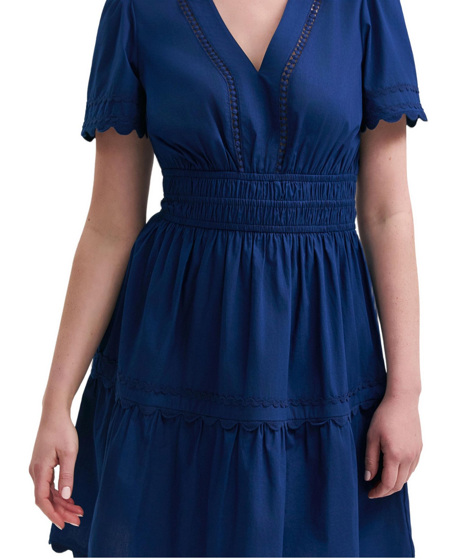 Women's Reece V-Neck Short-Sleeve Fit & Flare Dress