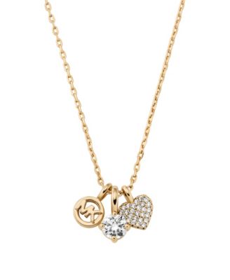 MICHAEL Metal-Tone Charm Pendant Necklace