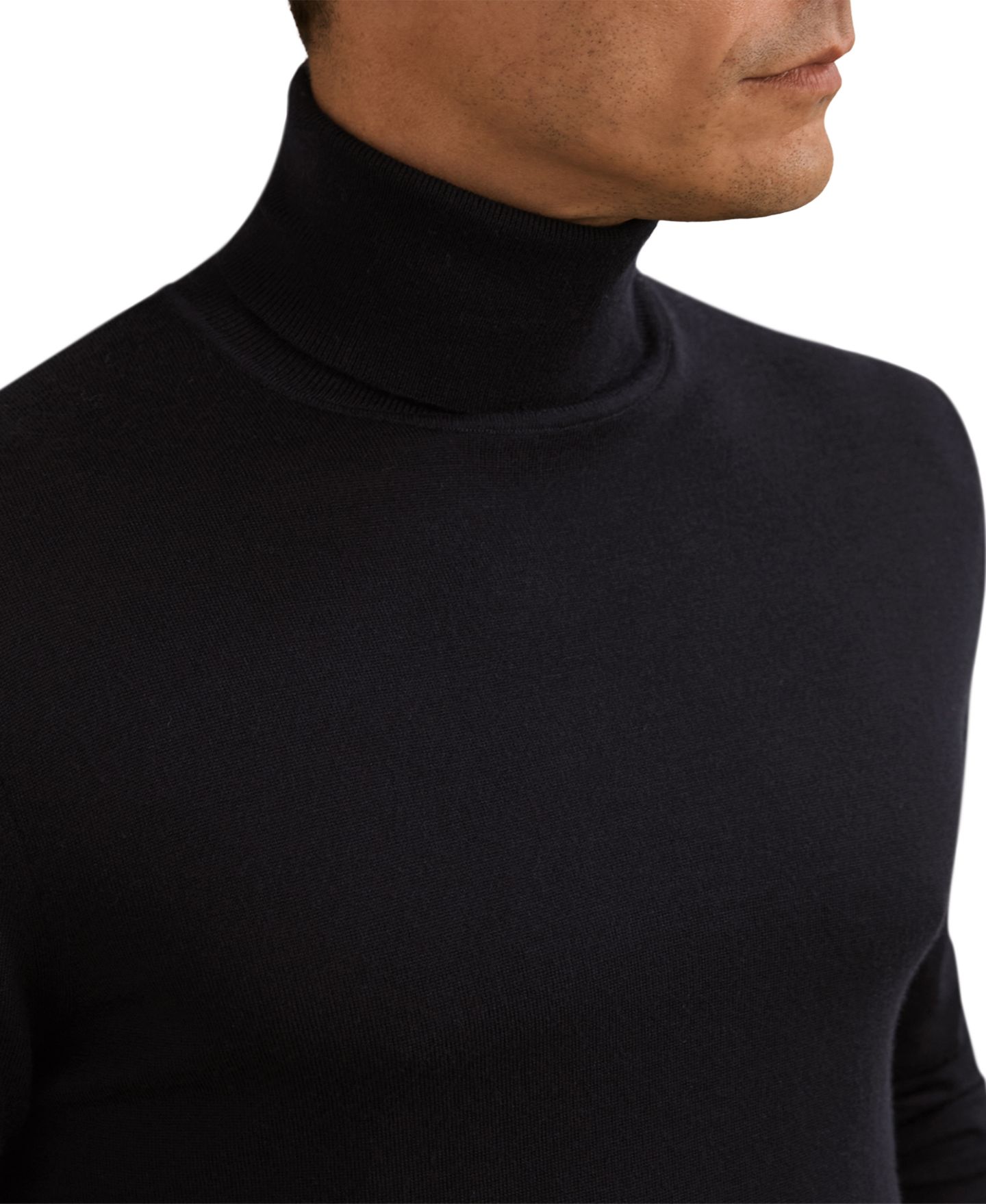 Мужской свитер REISS Caine Merino Wool Fine-Gauge Rollneck — фото 2