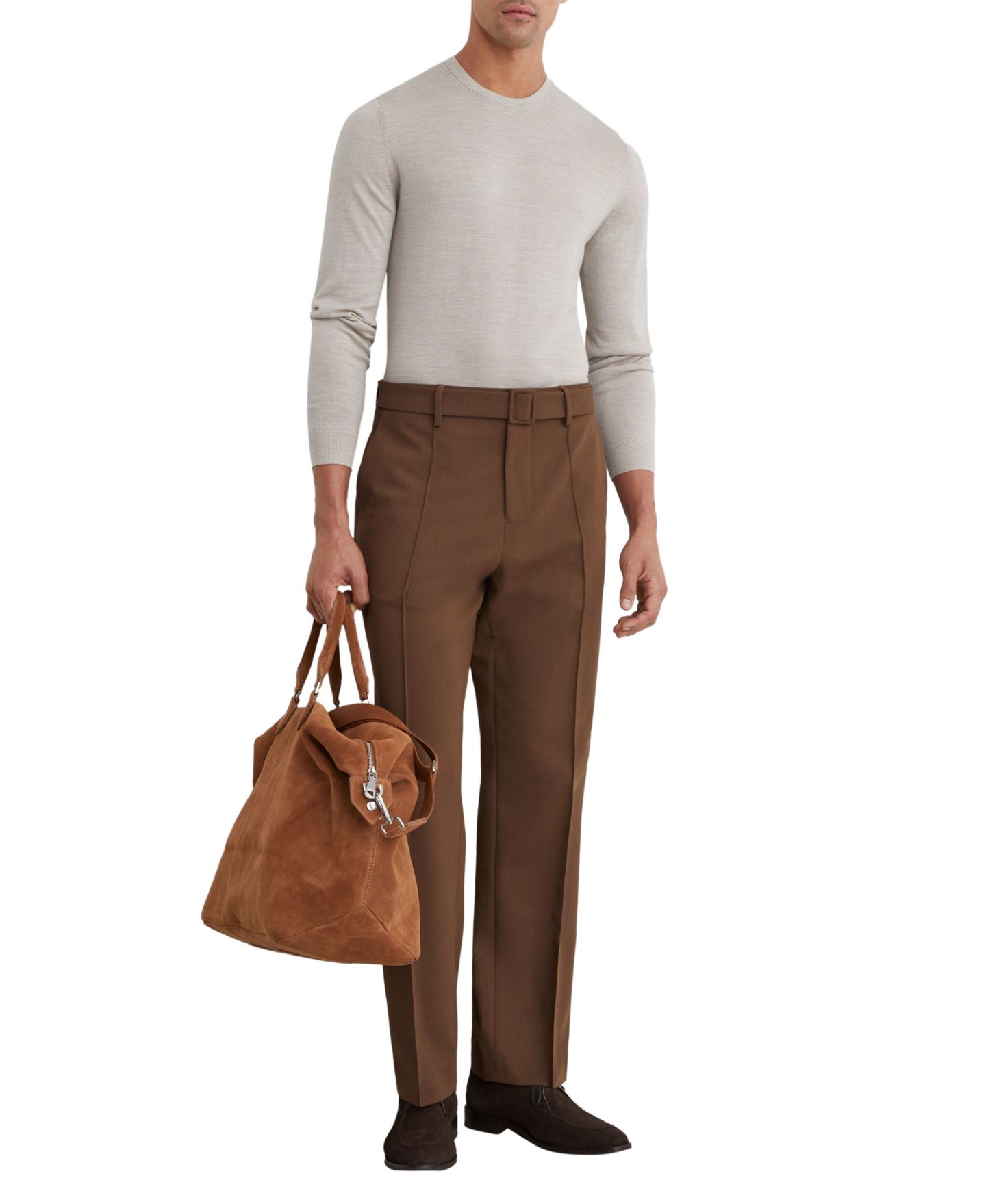 Мужской свитер REISS Wessex Merino Wool Slim-Fit — фото 3