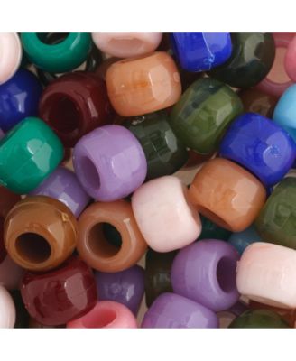  Assorted Imitation Plastic Crow Beads for DIY Jewelry Making