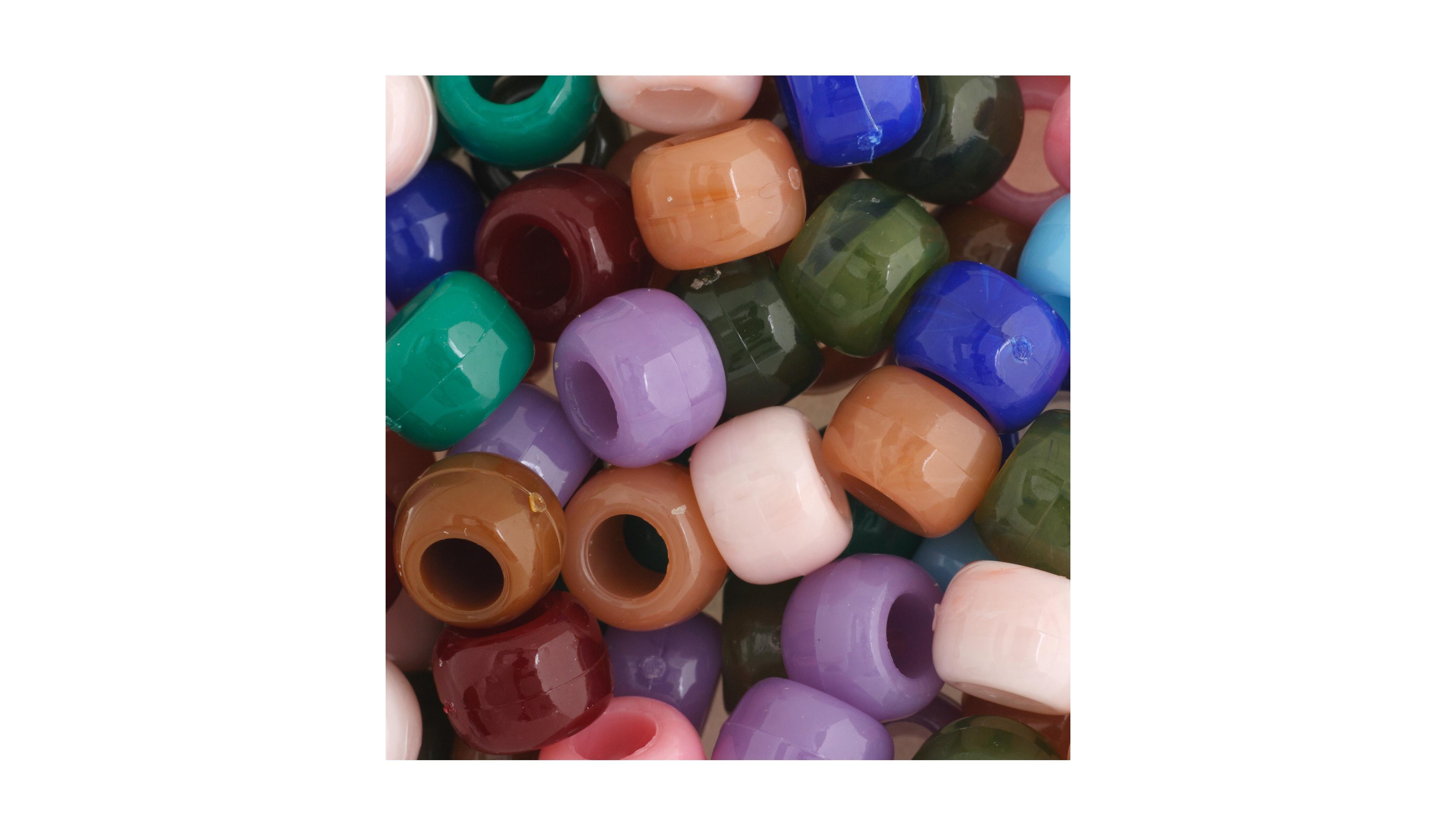 John Bead Assorted Imitation Plastic Crow Beads for Diy Jewelry Making