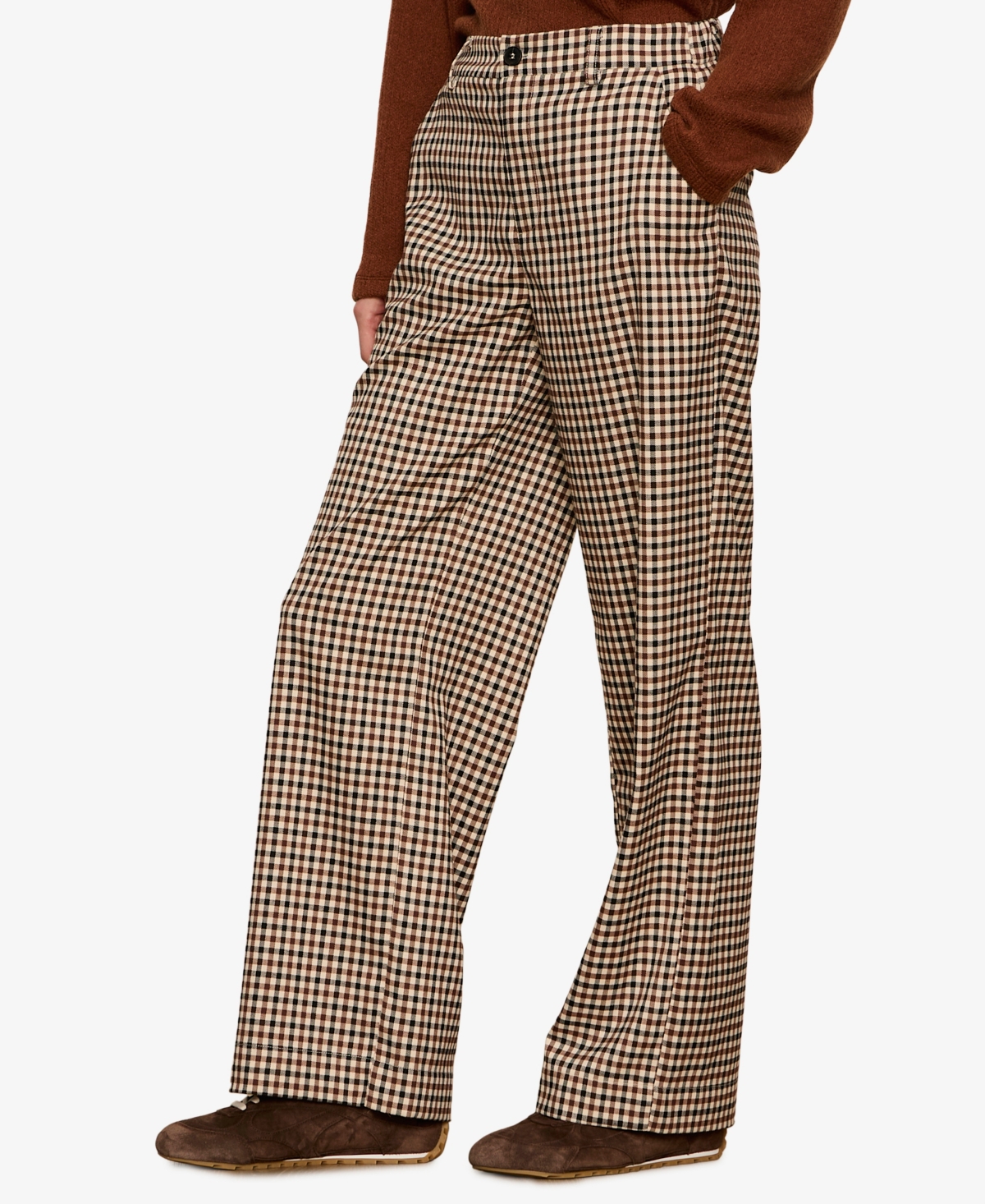 Sanctuary Women's Eloise Mid-Rise Wide-Leg Trouser
