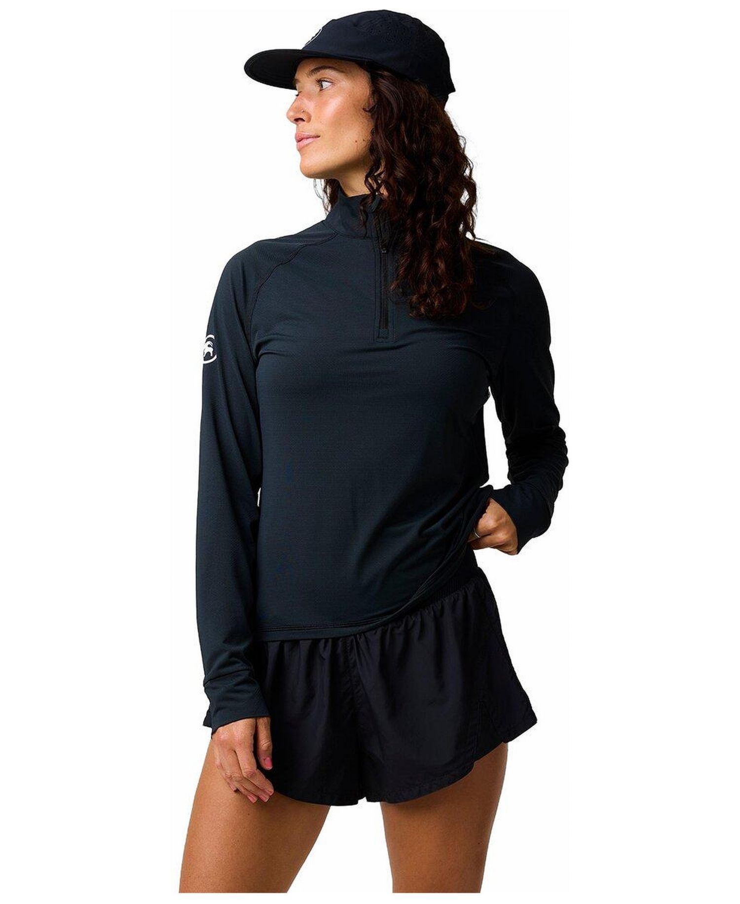 Women's BGA Tahoe Sun 1/4 Zip Long Sleeve Performance Tops