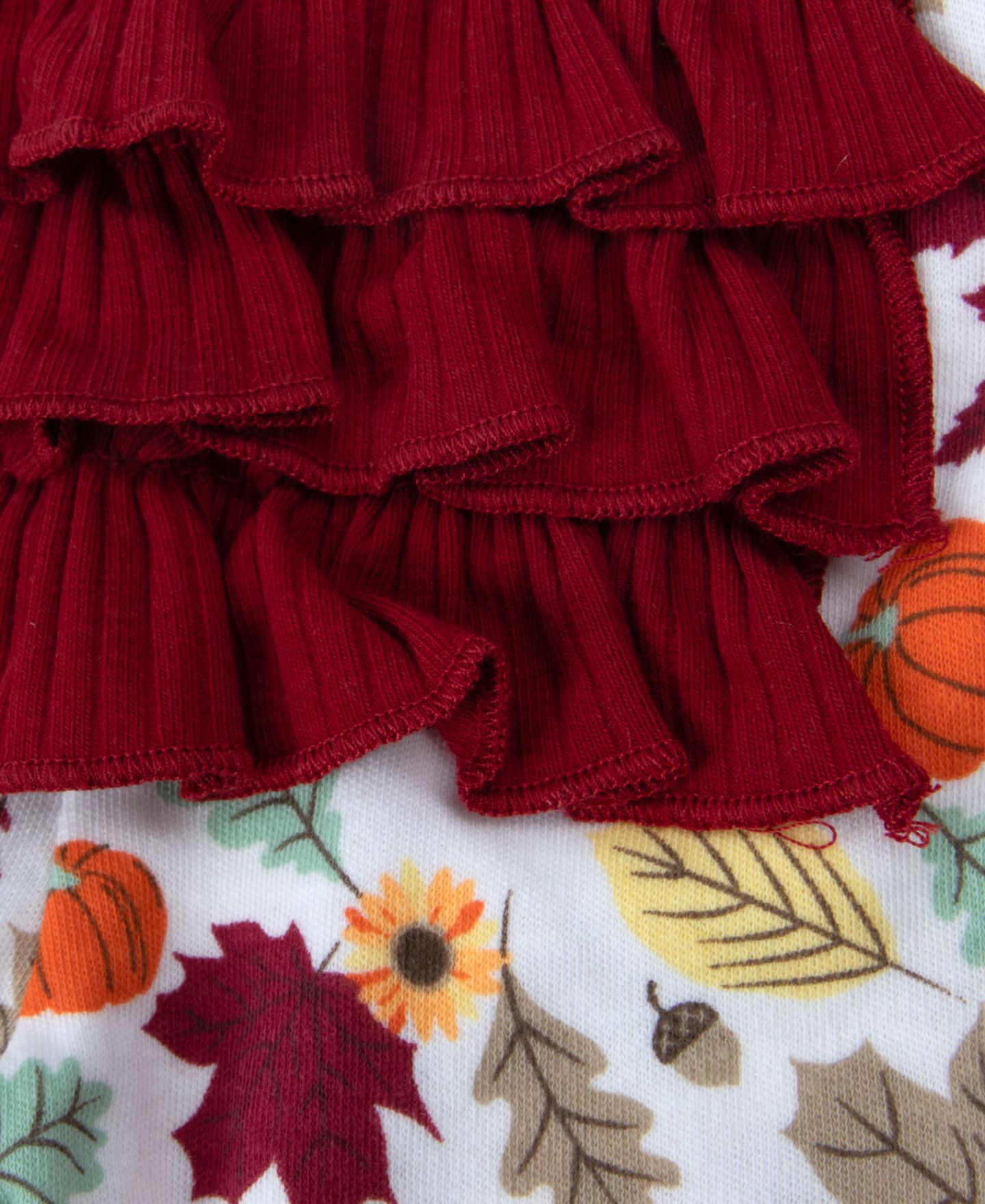 Детский комплект Baby Essentials Daddy's Little Pumpkin: боди, леггинсы, повязка и носки, цвет: Красный — фото 3