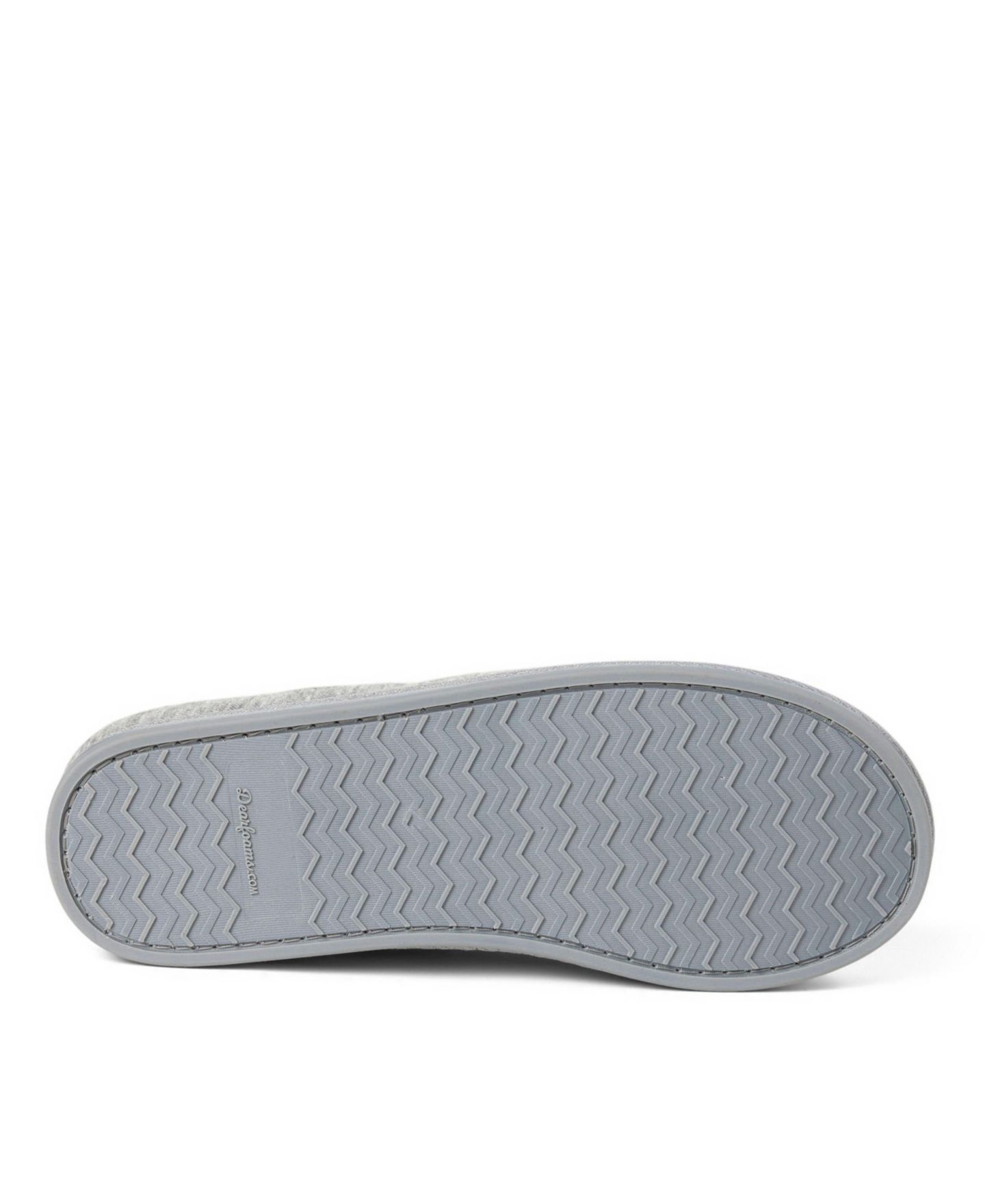 Мужские тапочки Dearfoams Christmas Morning Crew Slip-On Slippers, цвет: Светлый меланжевый серый — фото 4