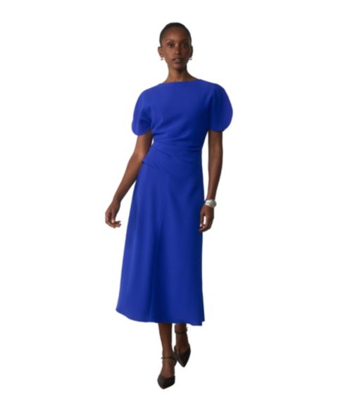 Женское платье The Fold Salerno Midi, цвет: Синий