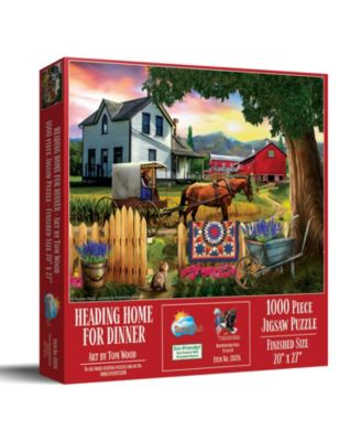 Heading Home For Dinner 1000 Piece Interlocking Jigsaw Puzzle, Ages 15+