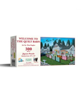 Welcome to the Quilt Barn 300 Piece Jigsaw Puzzle, Ages 15+