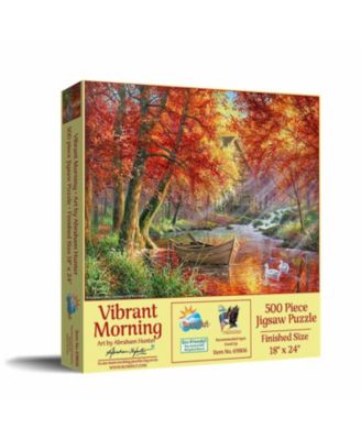 Vibrant Morning 500 Piece Jigsaw Puzzle, Ages 15+