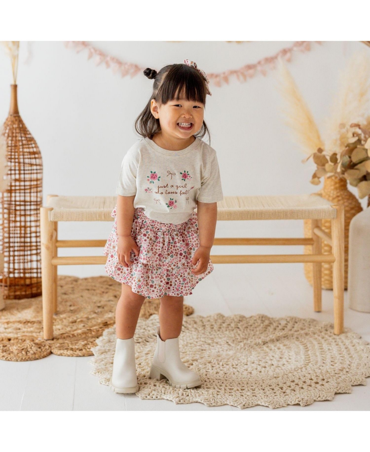 Sweet Wink Big Girls (10-12) Just A Fall Short Sleeve T-Shirt
