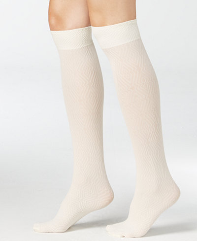 Hue Women's Diamond Knee-High Socks