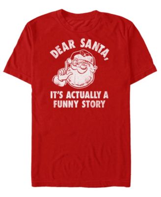Men's Dear Santa Graphic Crew Neck T-Shirt