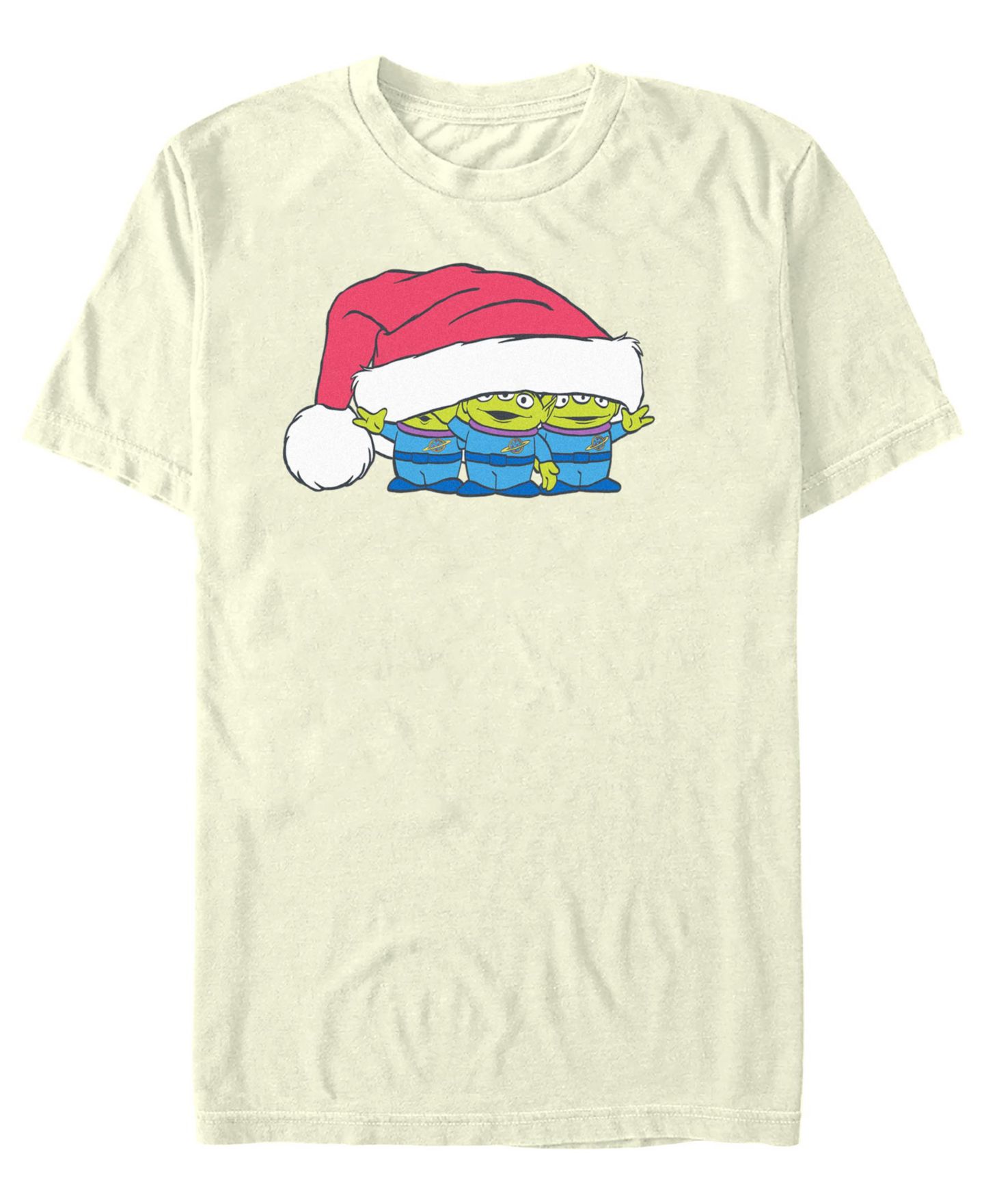 Мужская футболка Fifth Sun Toy Story Aliens Christmas Hat, цвет: Натуральный — фото 1
