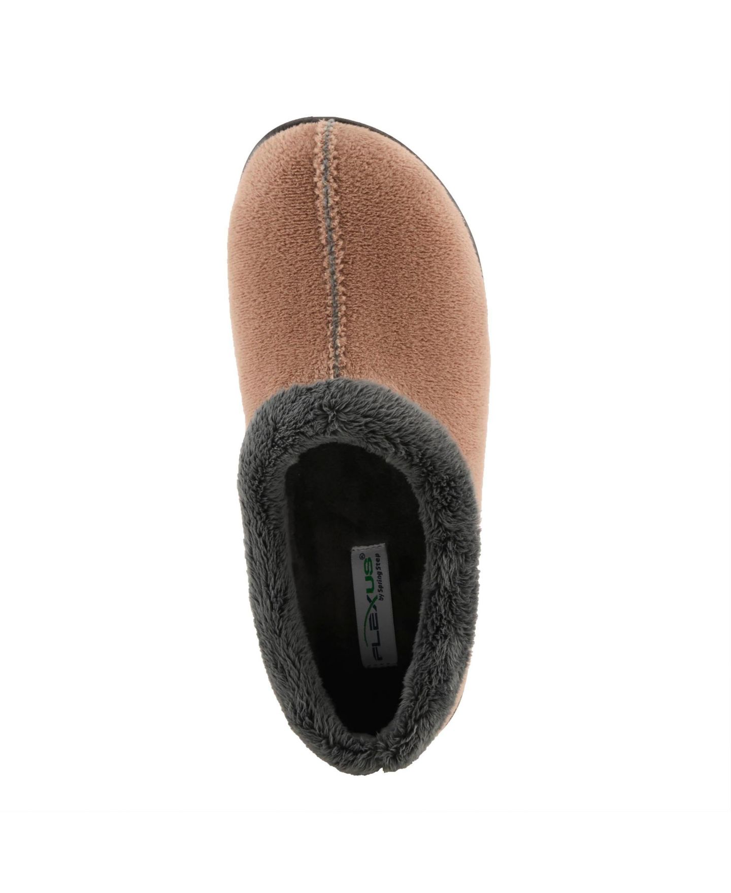 Женские тапочки Flexus Moccasin Slipper with Removable Insole, цвет: Бежевый разноцветный — фото 3