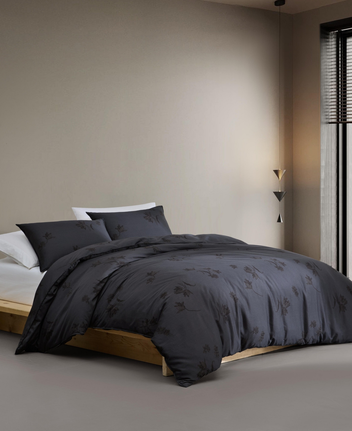 Calvin Klein Vintage Botanical Sateen 3-Piece Duvet Cover Set