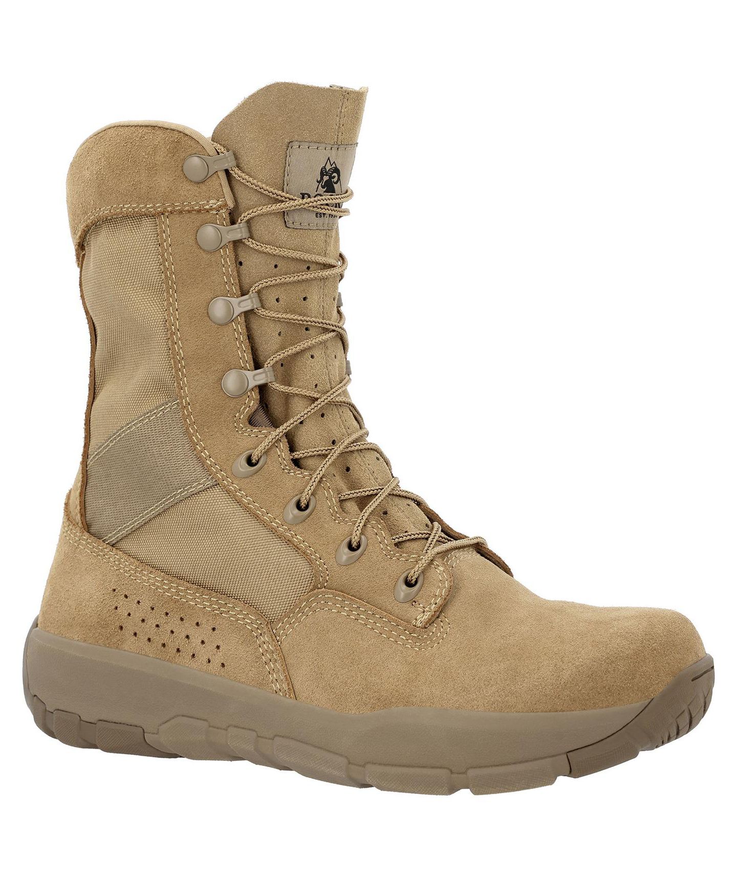 Мужские ботинки ROCKY C4T Lace-Up Work Mid-Calf Boot, цвет: Коричневый — фото 1