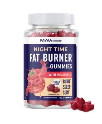 Night Time Gummies with Melatonin, Kidney Bean and Coffee Bean, Mixed Berry Flavor, 60 Count