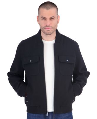 Men's Wool Bomber Jacket