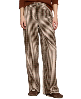 Women's Eloise Mid-Rise Wide-Leg Trouser